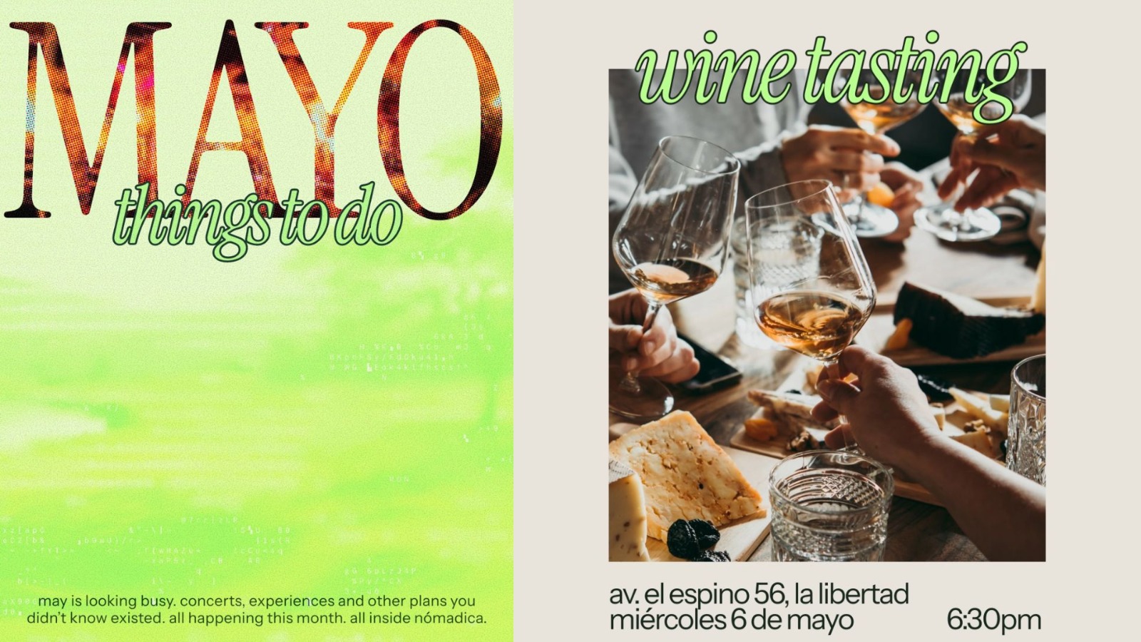 Nomádica anuncia agenda de actividades para mayo en El Salvador